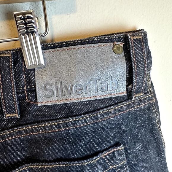 Levi’s Black SilverTab Y2K 90s Baggy Jeans Mens 40 x 30 Mint EUC - Picture 4 of 9